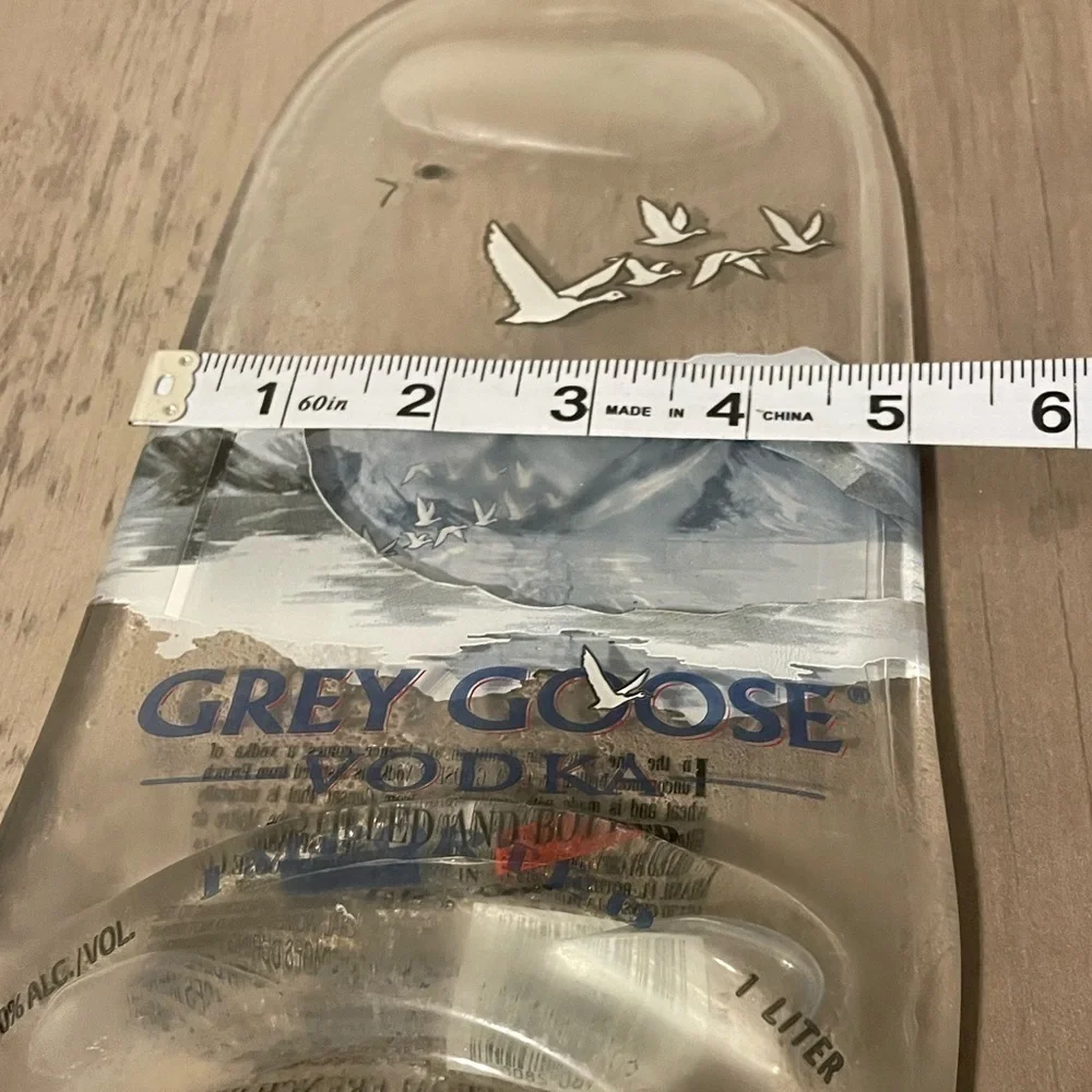 Rare Designed Grey Goose Vodka  Bottle Wall Mount bar decor glass alcohol